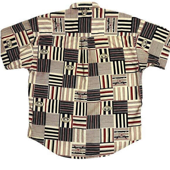 Ralph Lauren Chaps Vintage Shirt Mens XL* All Around Print Summer Camp Golf Club - Picture 3 of 11